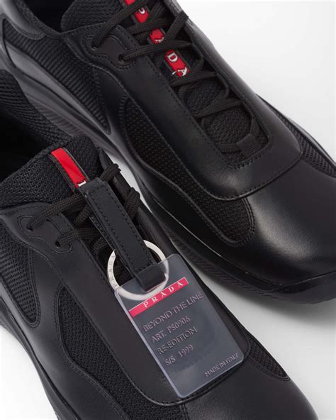 mens prada americas cup black|Prada America's Cup original sneakers.